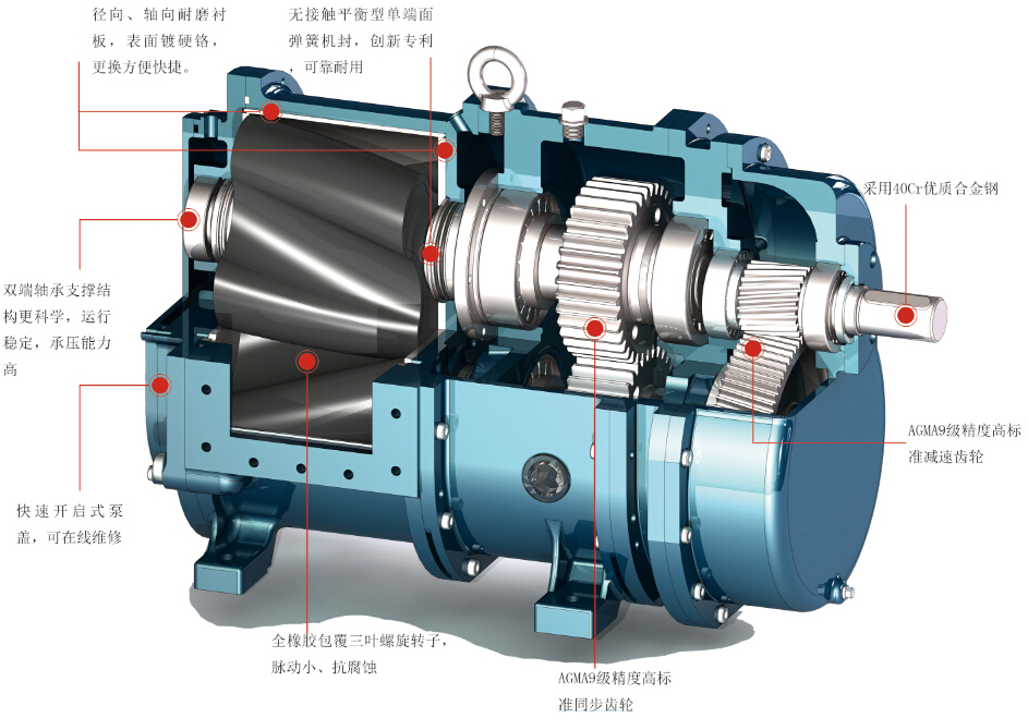 羅德凸輪轉子泵結構展示20160111 羅德凸輪轉子泵結構展示20160111